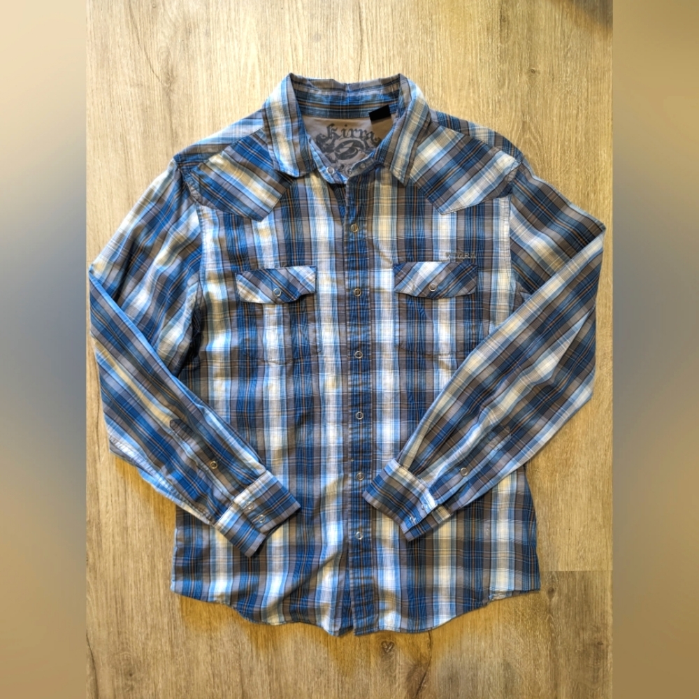Men's Kirra Western Plaid Button Down